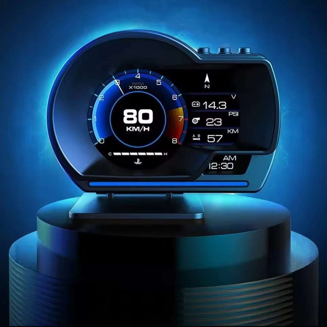 HUD OBD2 Smart Car Meter – P6