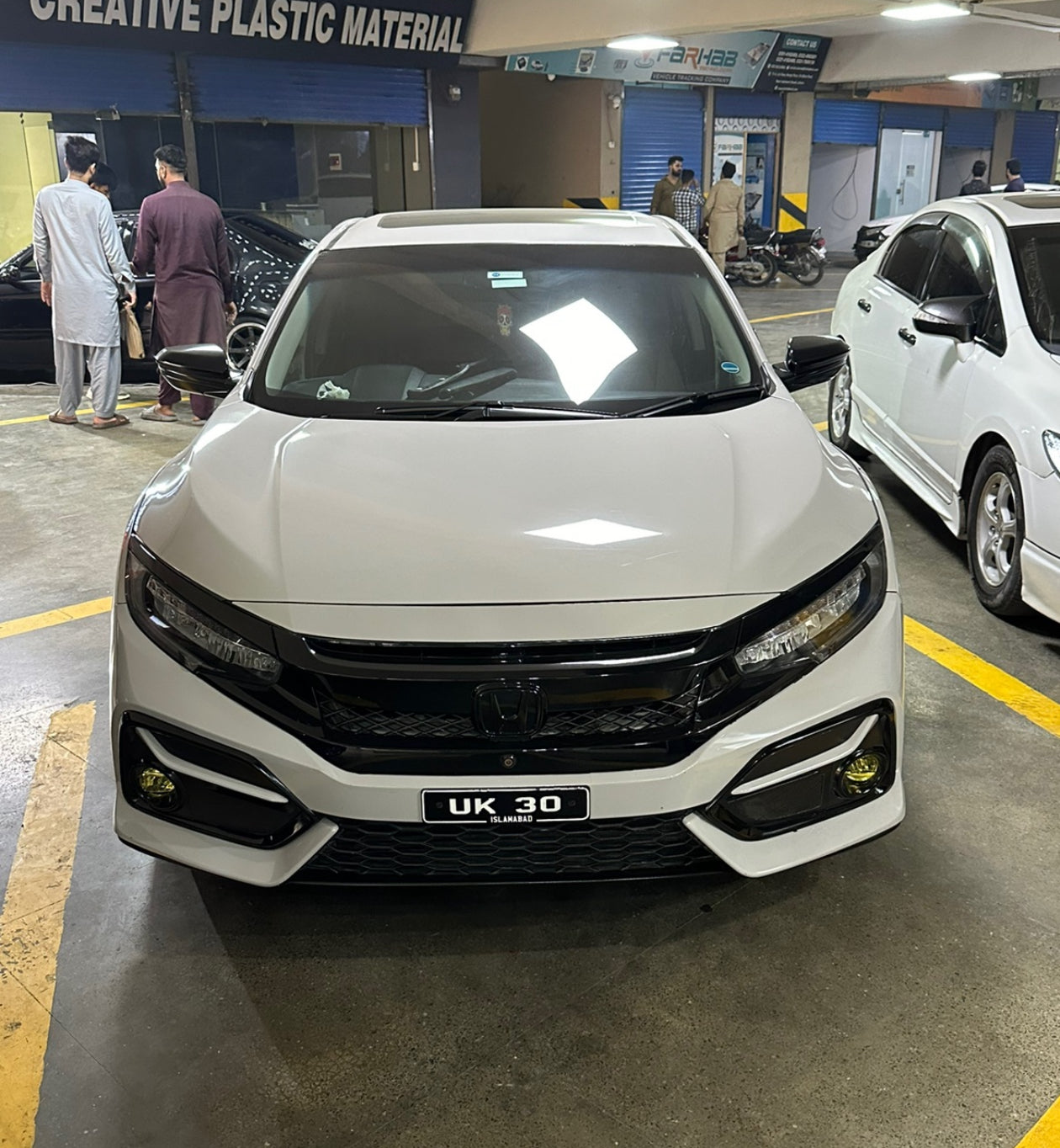 Honda Civic X Si Bumpers Abs Plastic V2