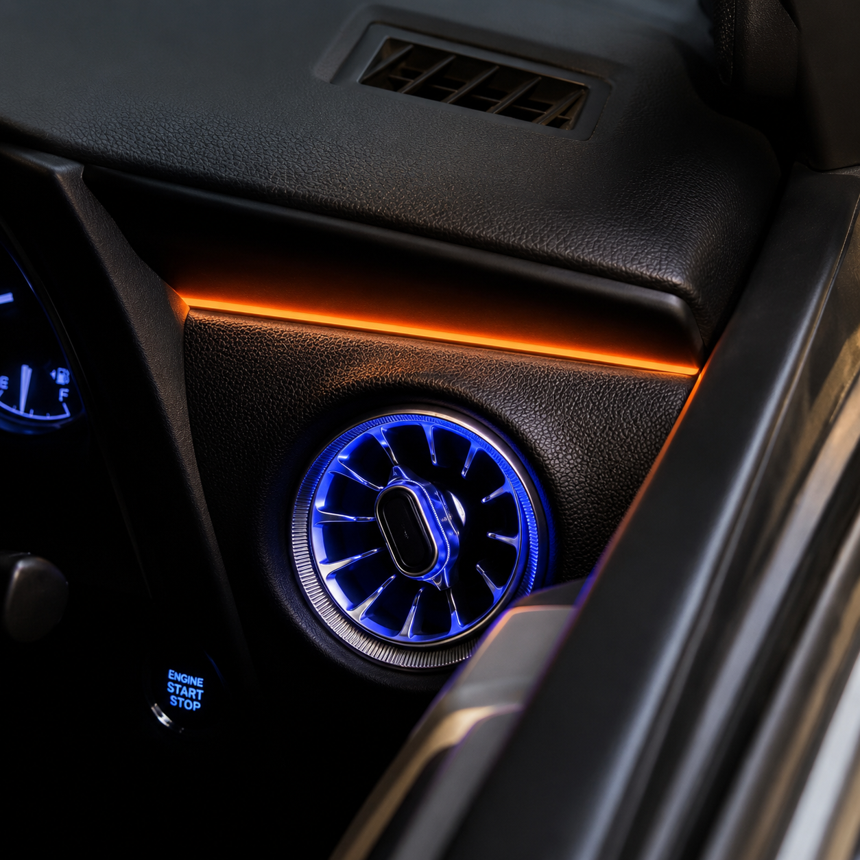 Toyota Corolla 2018-2026 Ambient AC Vent Light Trims – Mercedes Style