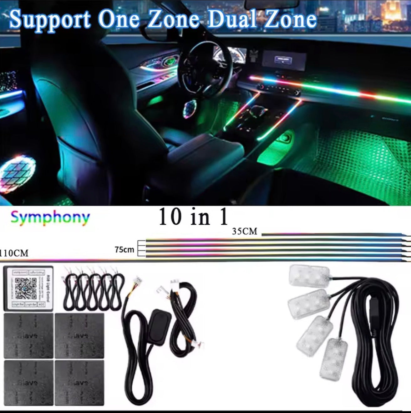 Maxlume Premium Quality Dynamic Ambient Interior Lights