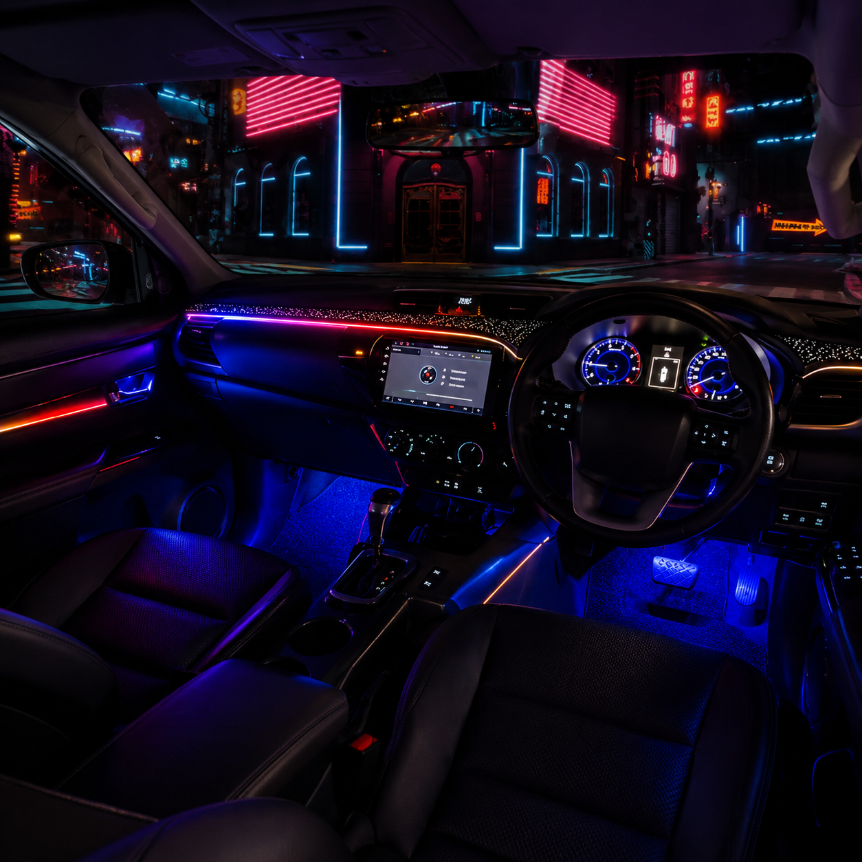Toyota Revo OEM Ambient Light Trim Panel (2017–2025) – 21-Color LED Interior Lighting