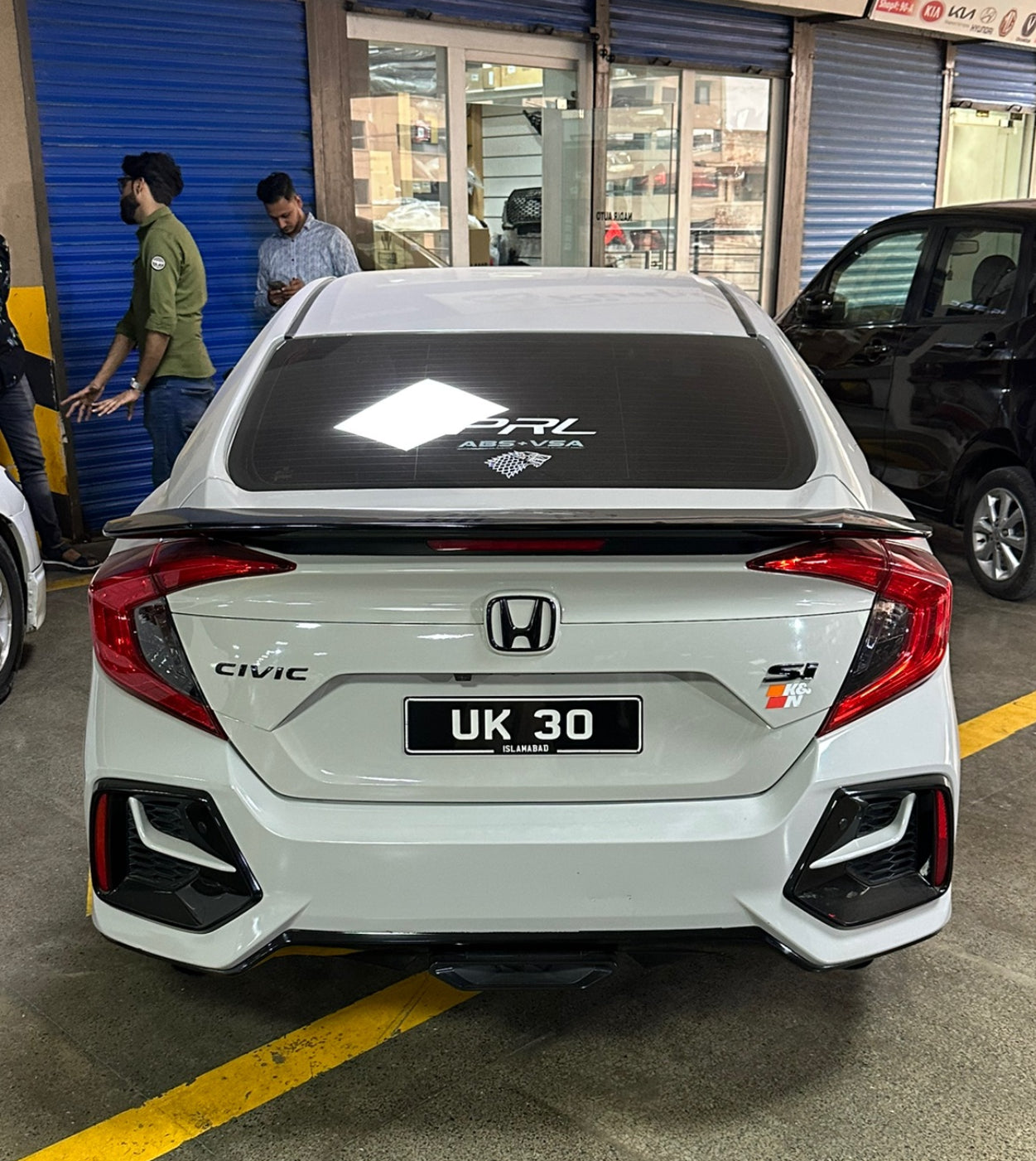 Honda Civic X Si Bumpers Abs Plastic V2