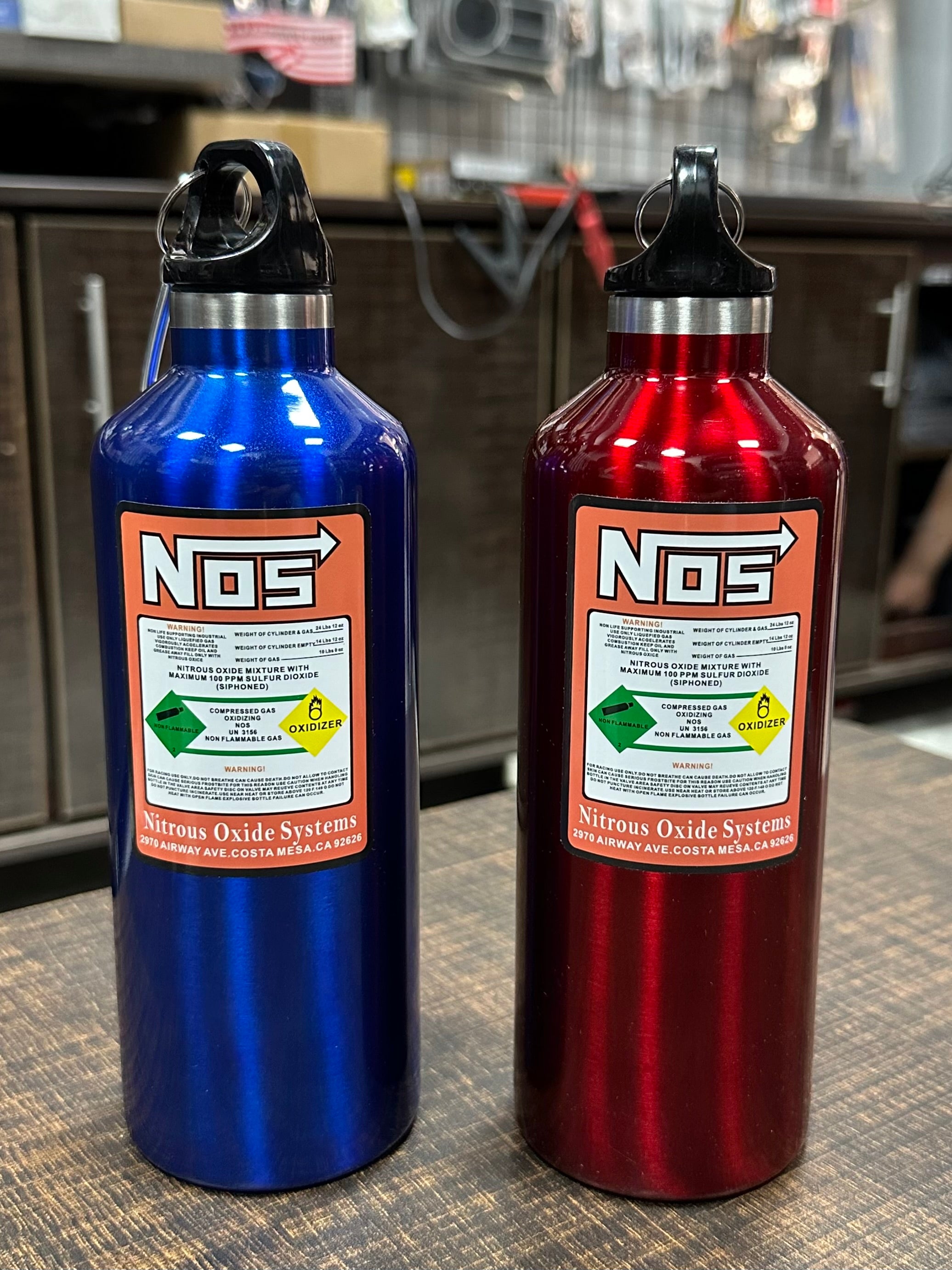 Nos Stainless Steel Water Bottle