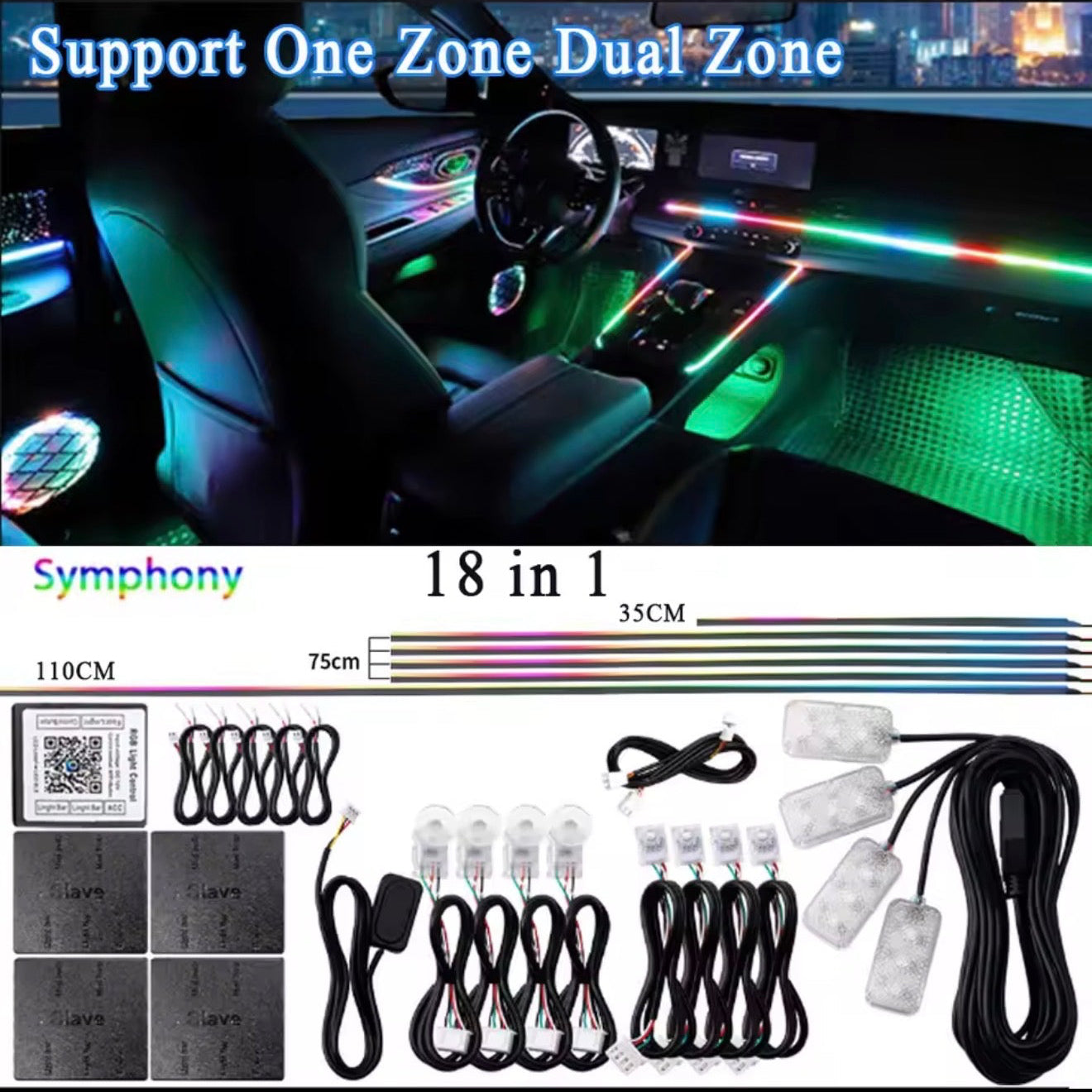 Maxlume Premium Quality Dynamic Ambient Interior Lights