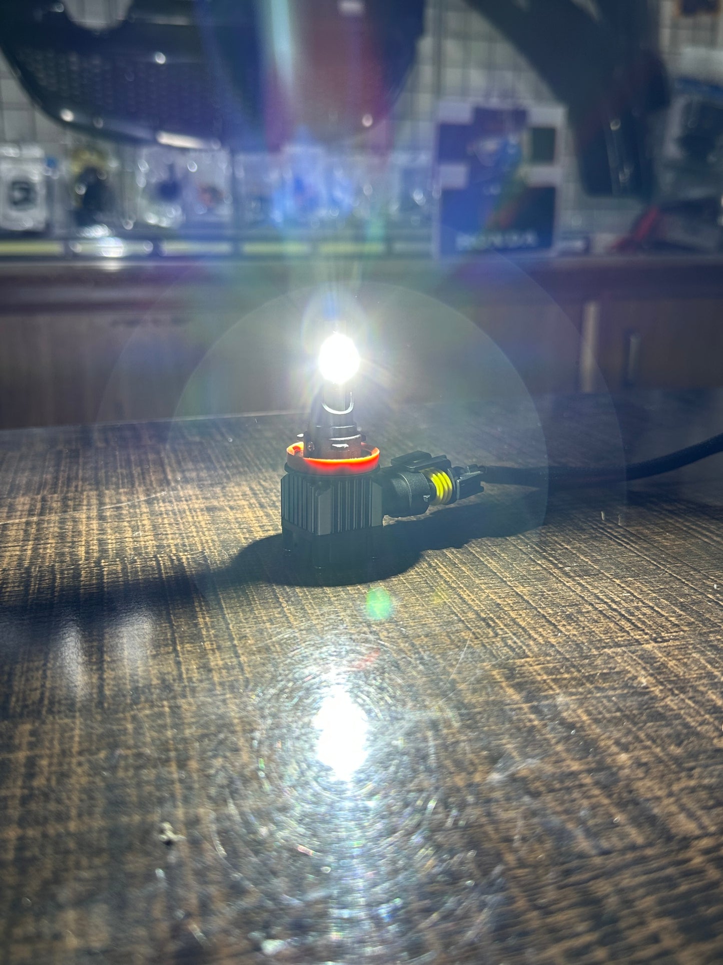 Dual Color Led White + Lime Green