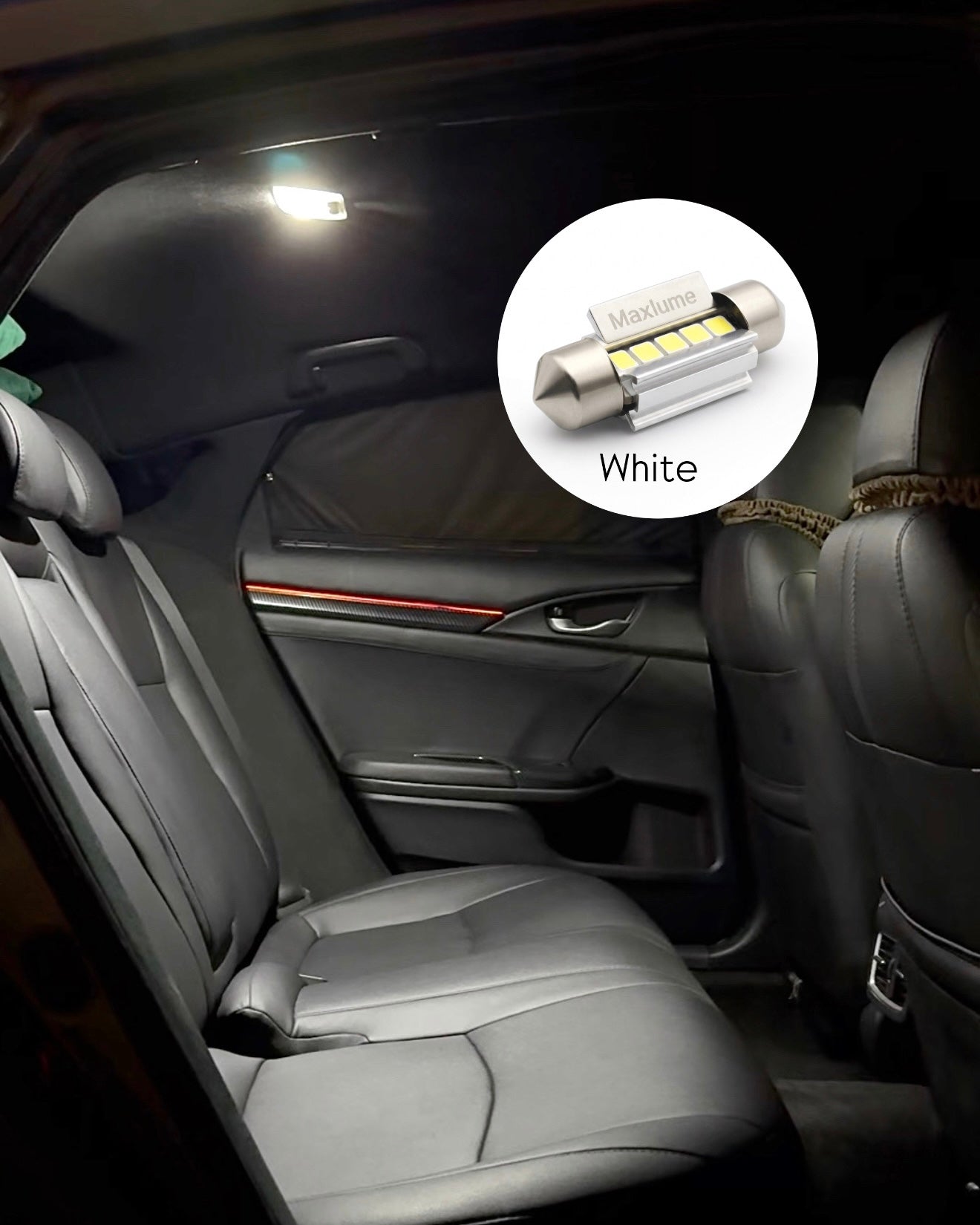 Maxlume White Interior LED Bulbs – Premium Cabin Upgrade