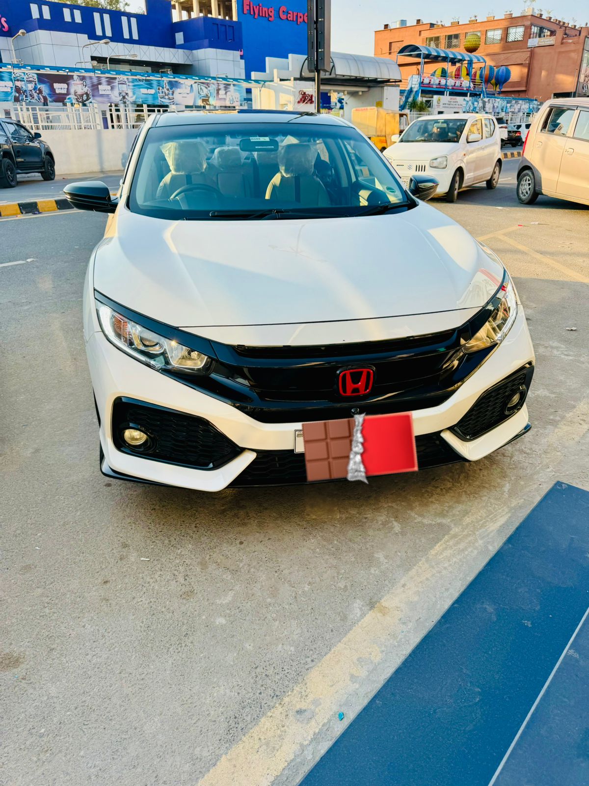 Honda Civic X Si Bumpers Abs Plastic V1
