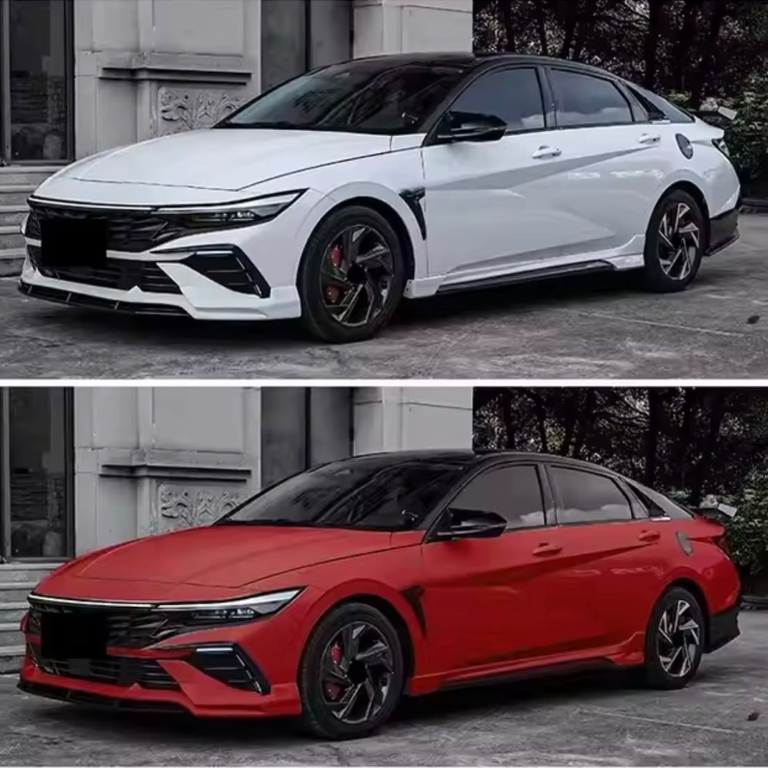 Hyundai Elantra Hybrid 2025 Abs Plastic Bodykit