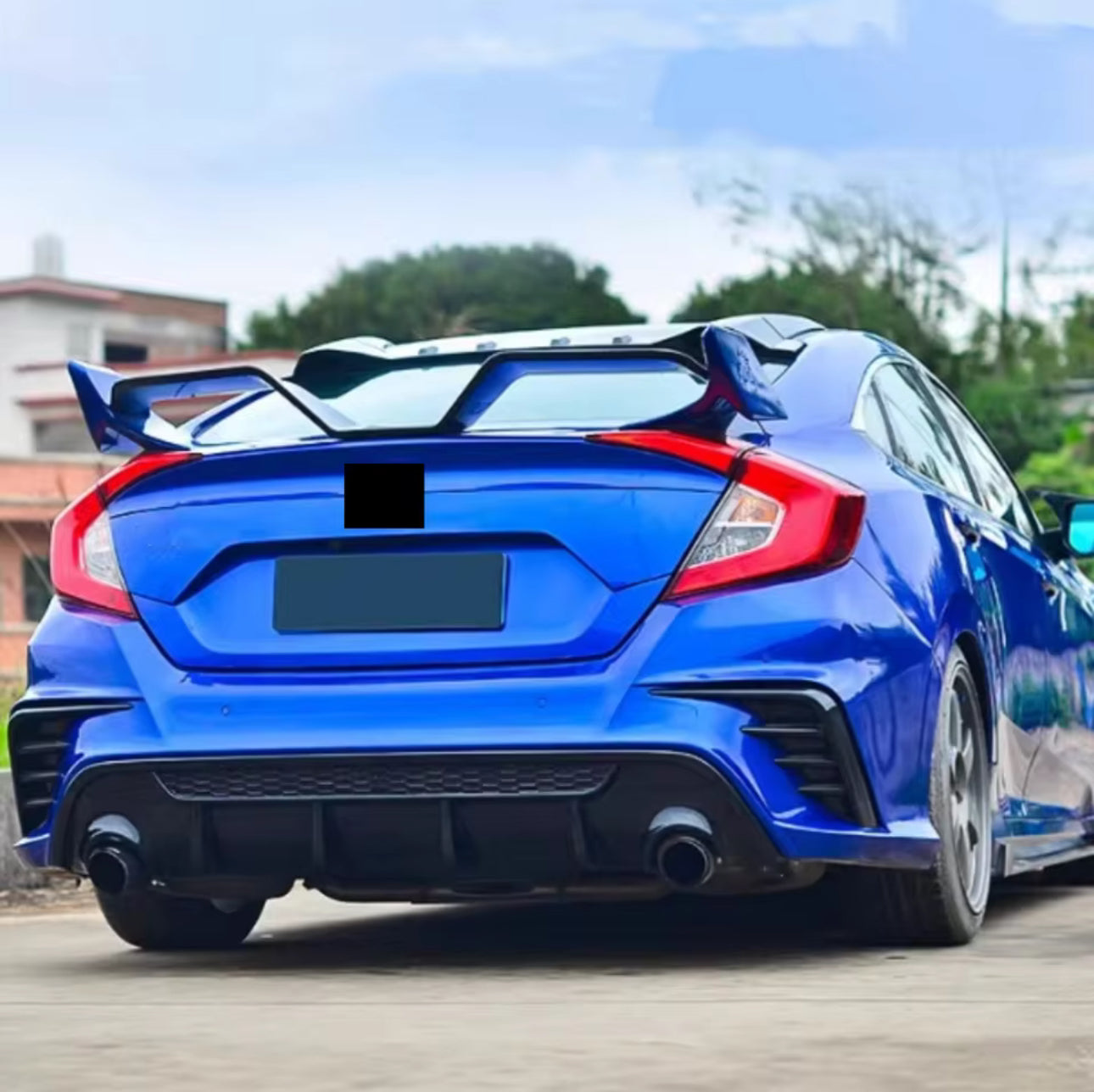 Honda Civic X FC450 Spoiler Abs Plastic