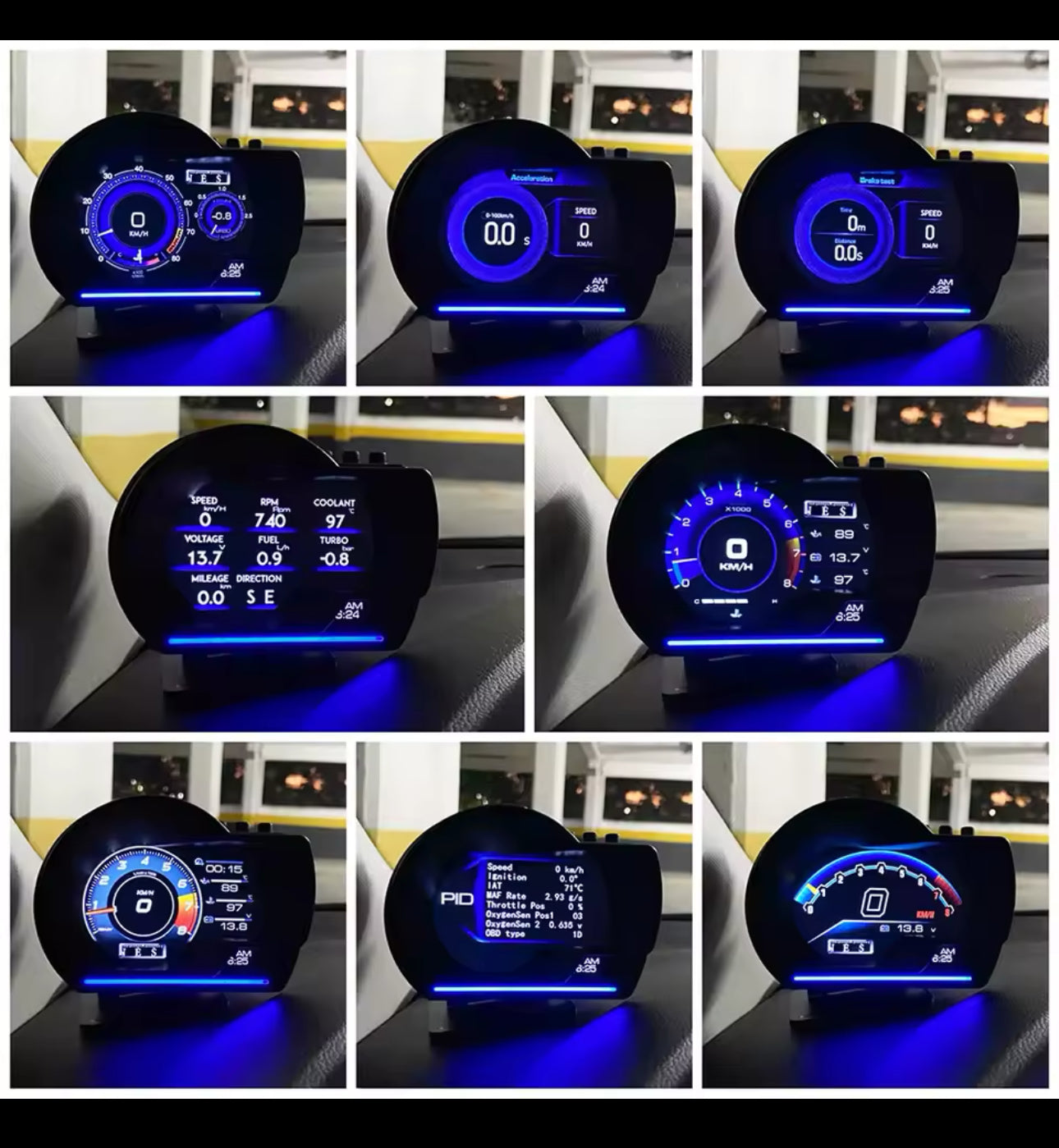 Car Head Up Display OBD2 Smart Car HUD - F15
