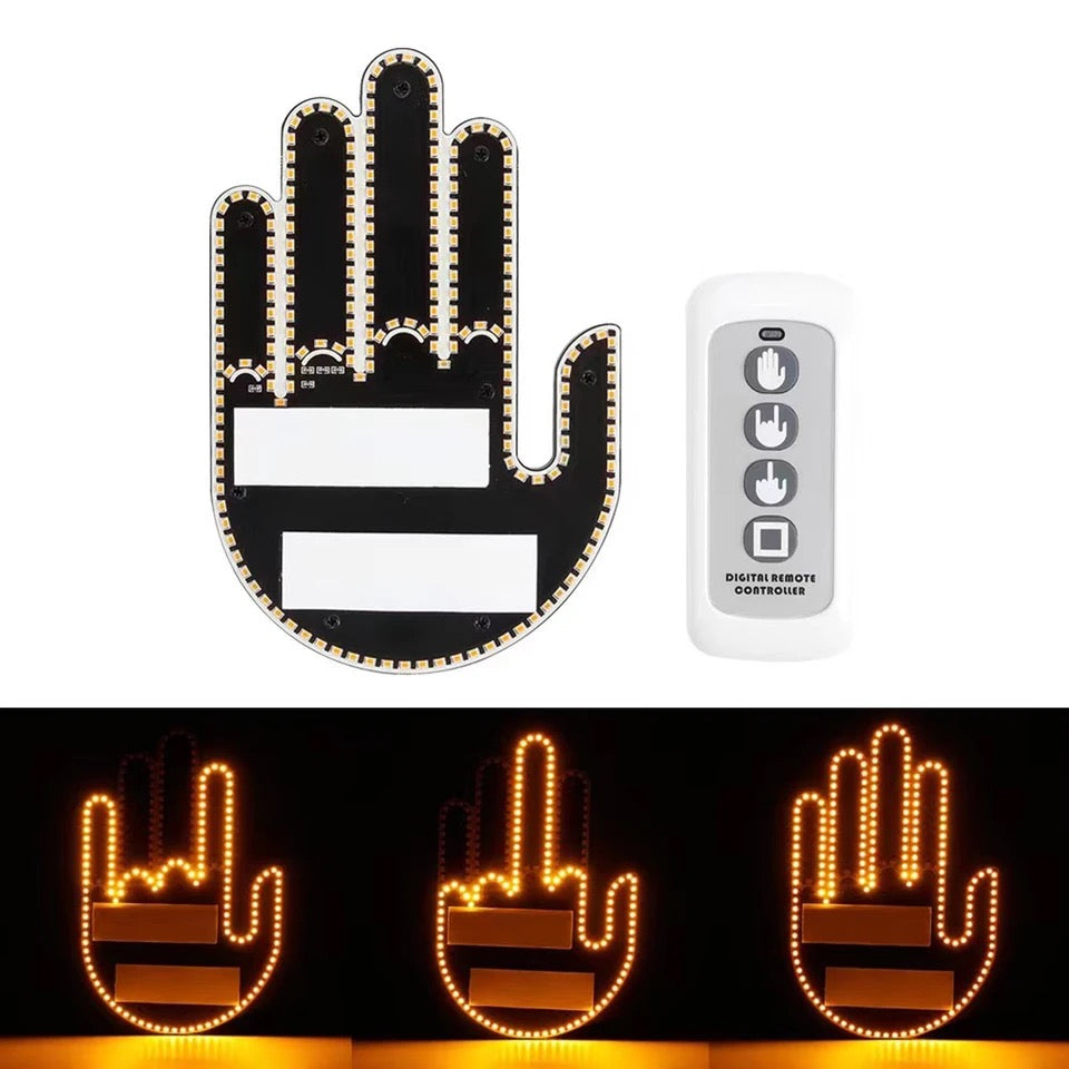 Funny Window Hand Gesture Light