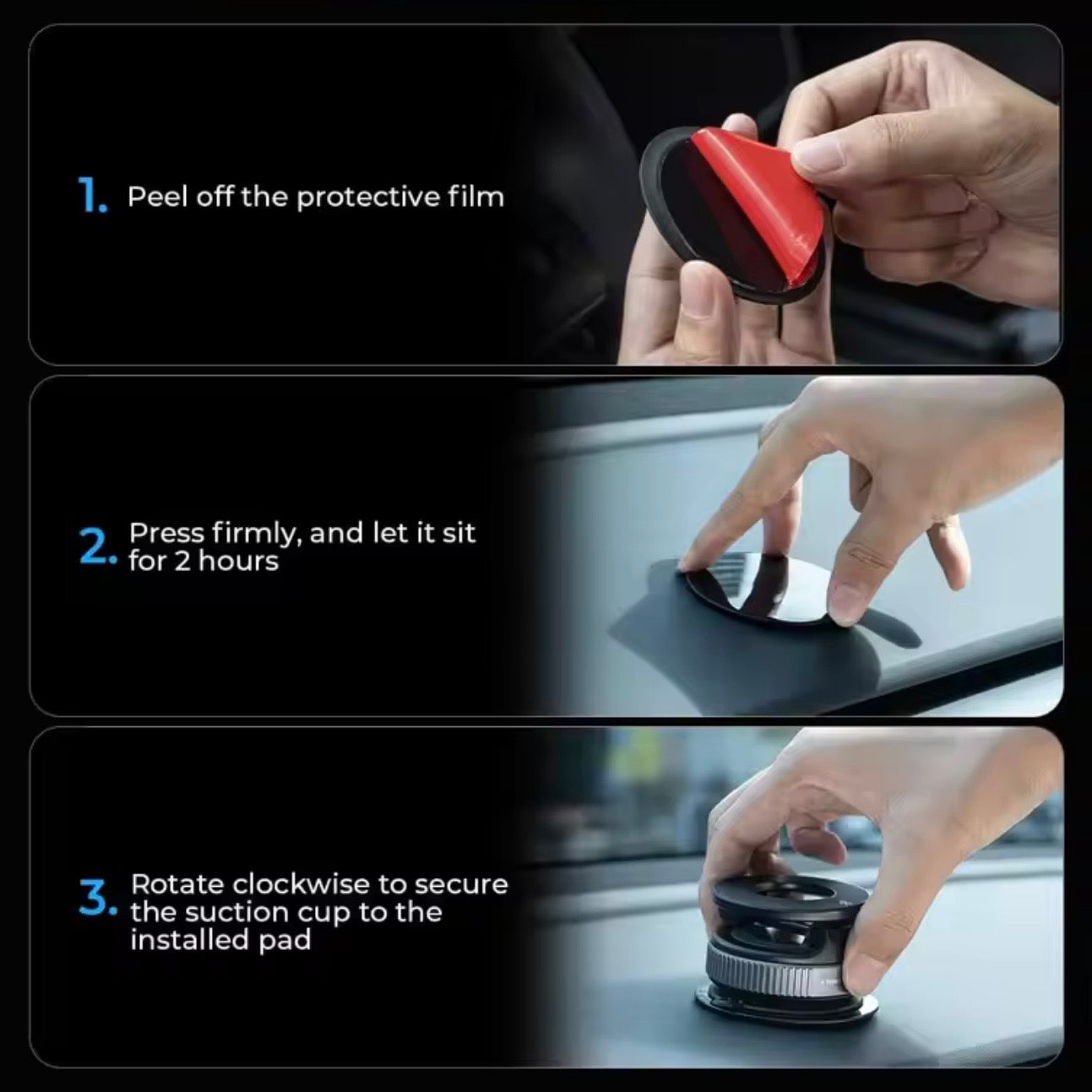 Magnetic Car Phone Holder – 15W Wireless Charger | N52 Magnet | 360° Adjustable