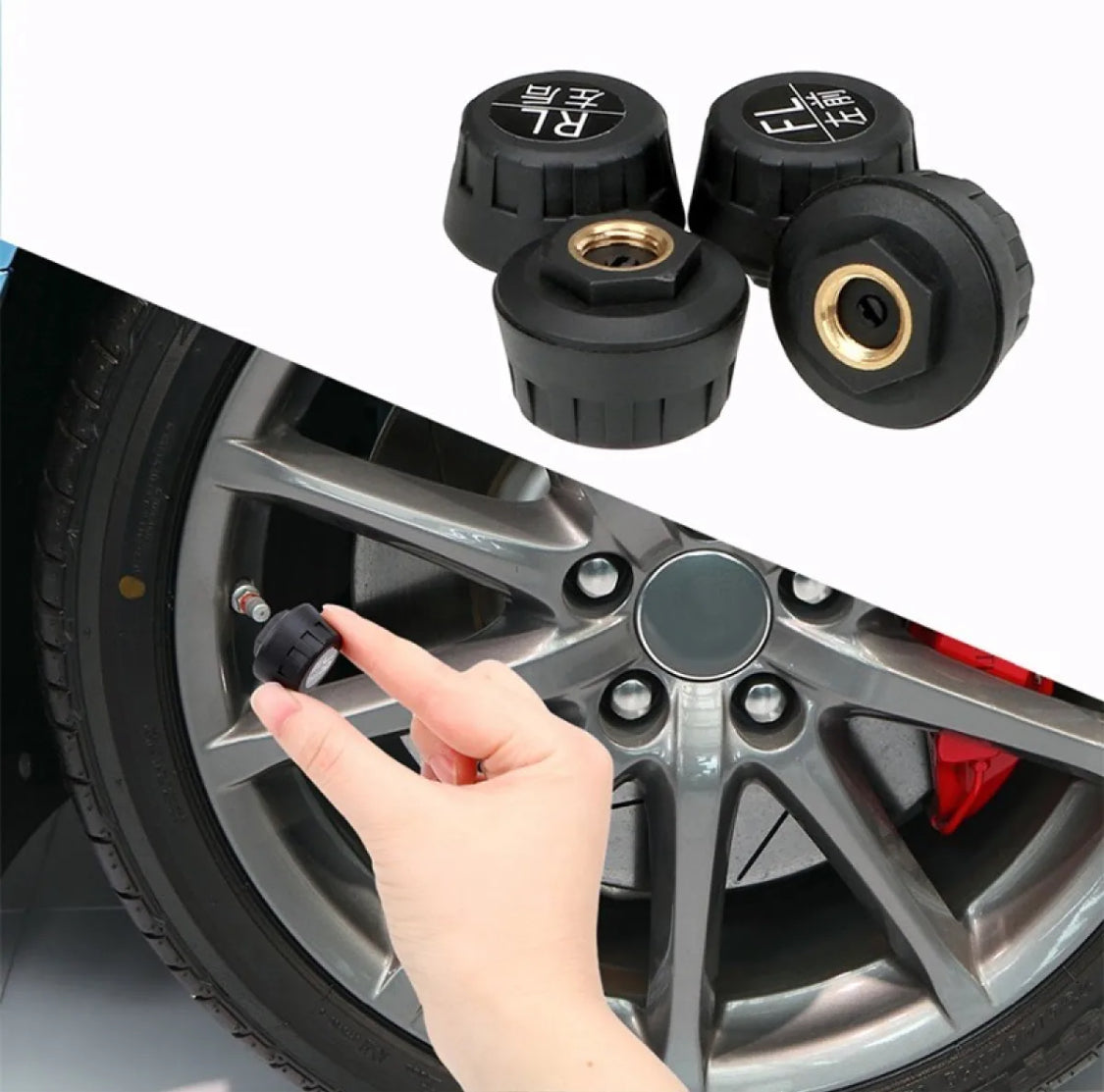 Car Solar Wireless TPMS ( Tyre Pressure Monitor System )