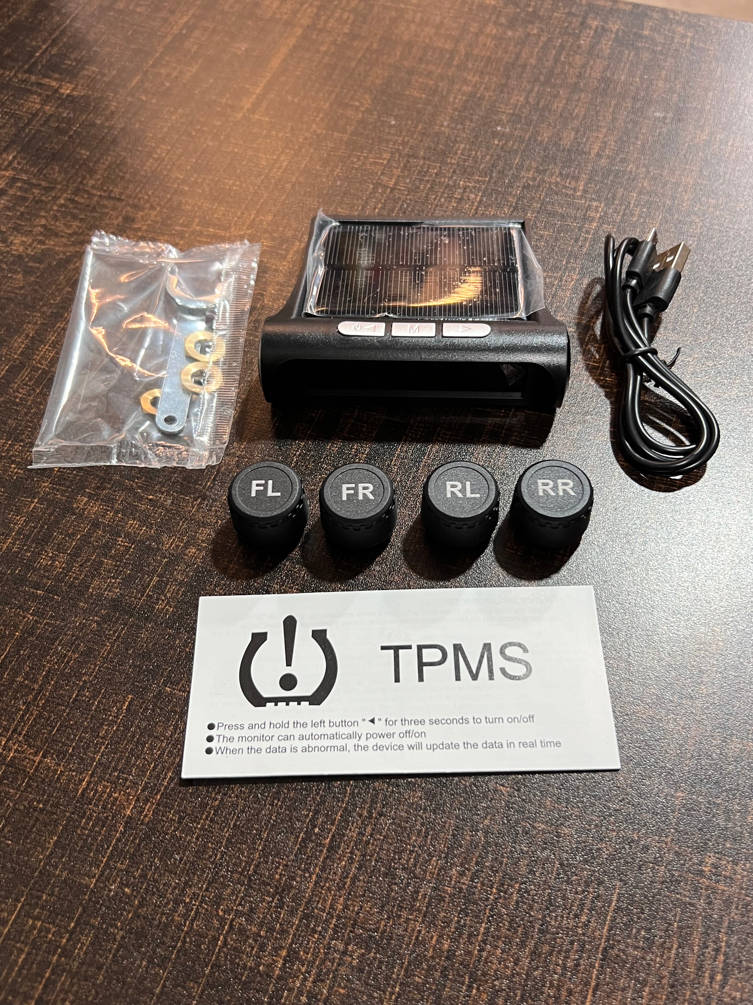 Car Solar Wireless TPMS ( Tyre Pressure Monitor System )