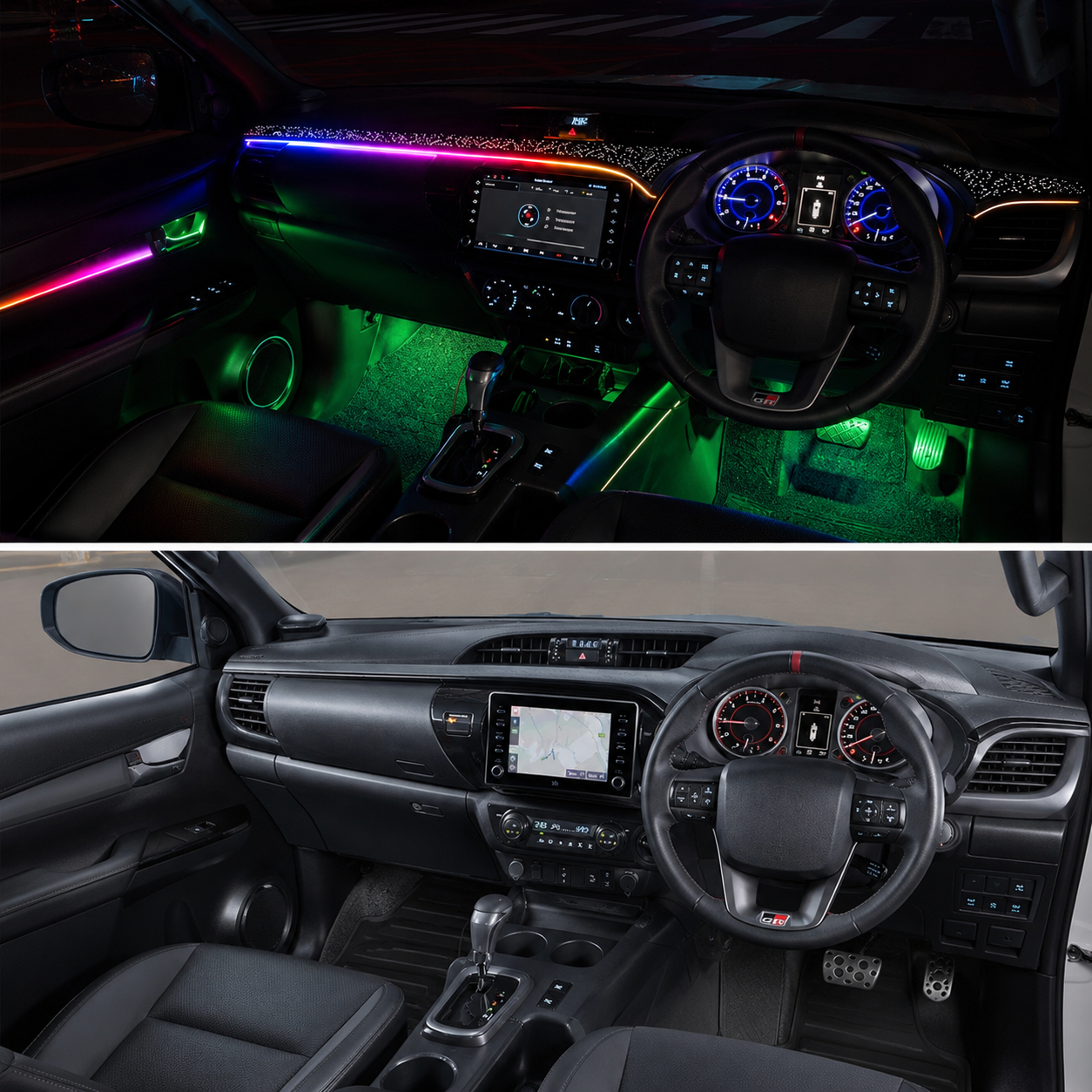 Toyota Revo OEM Ambient Light Trim Panel (2017–2025) – 21-Color LED Interior Lighting