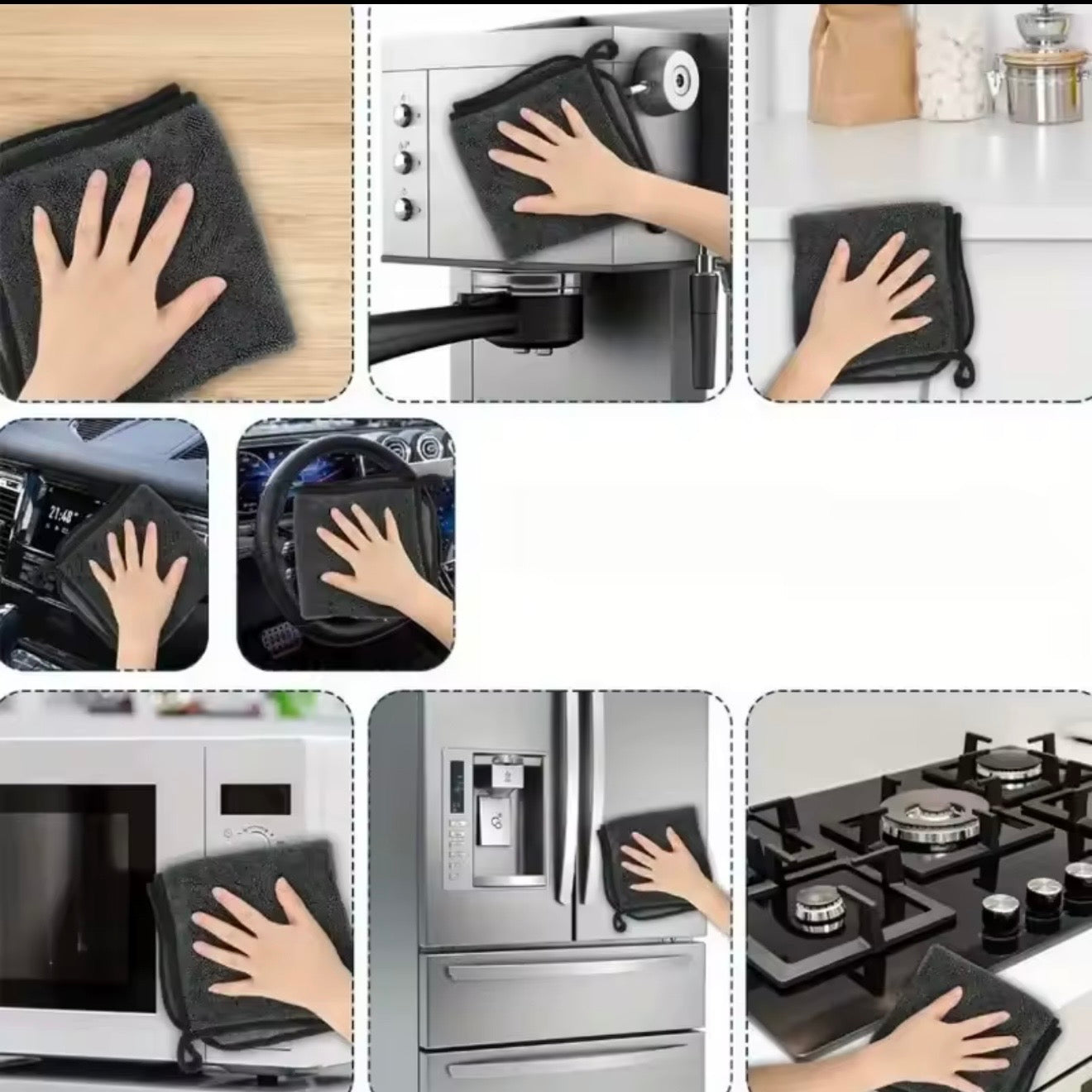 Ultra-Absorbent Microfiber Cleaning Cloth