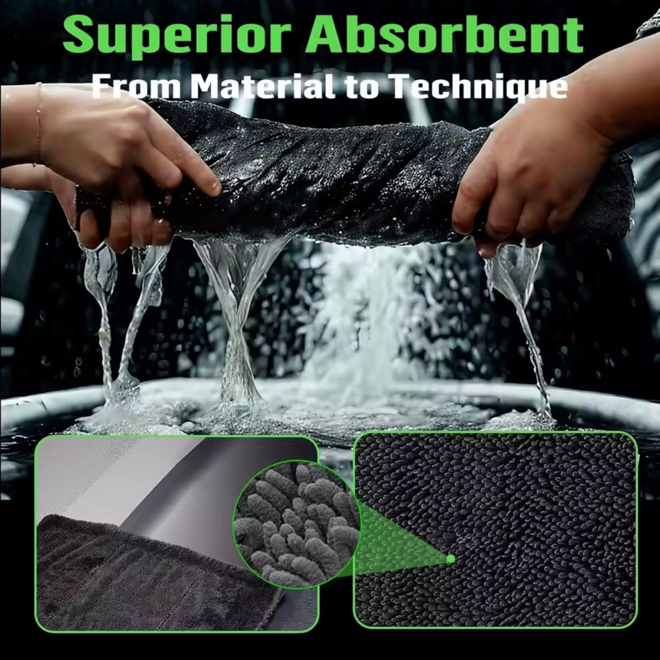 Ultra-Absorbent Microfiber Cleaning Cloth