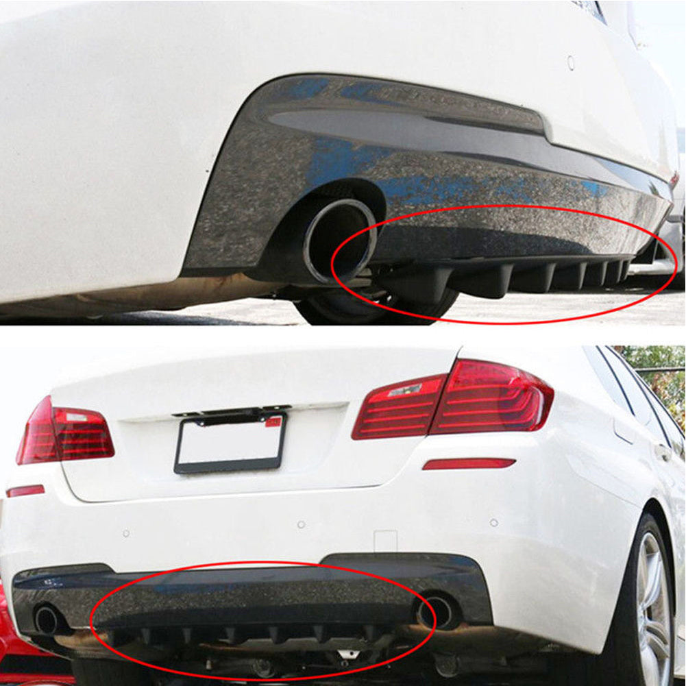 Rear Bumper Defuser Shark Fin Style - Universal
