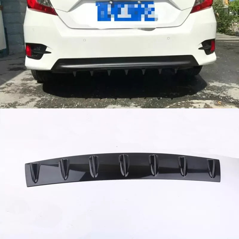 Rear Bumper Defuser Shark Fin Style - Universal