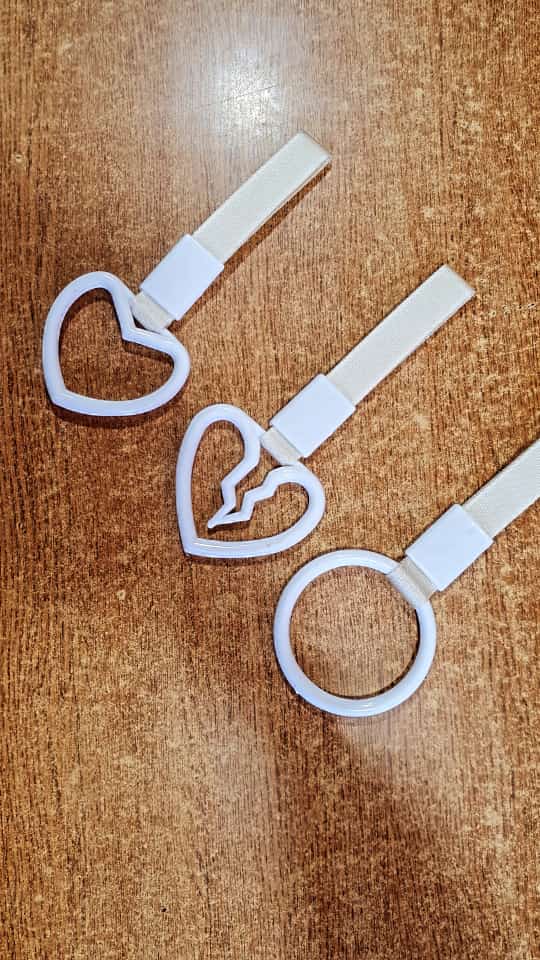 JDM Hanging Heart / Tsurikawa Ring / Broken Heart