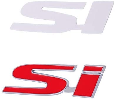3D Si Car Badge Metal Logo