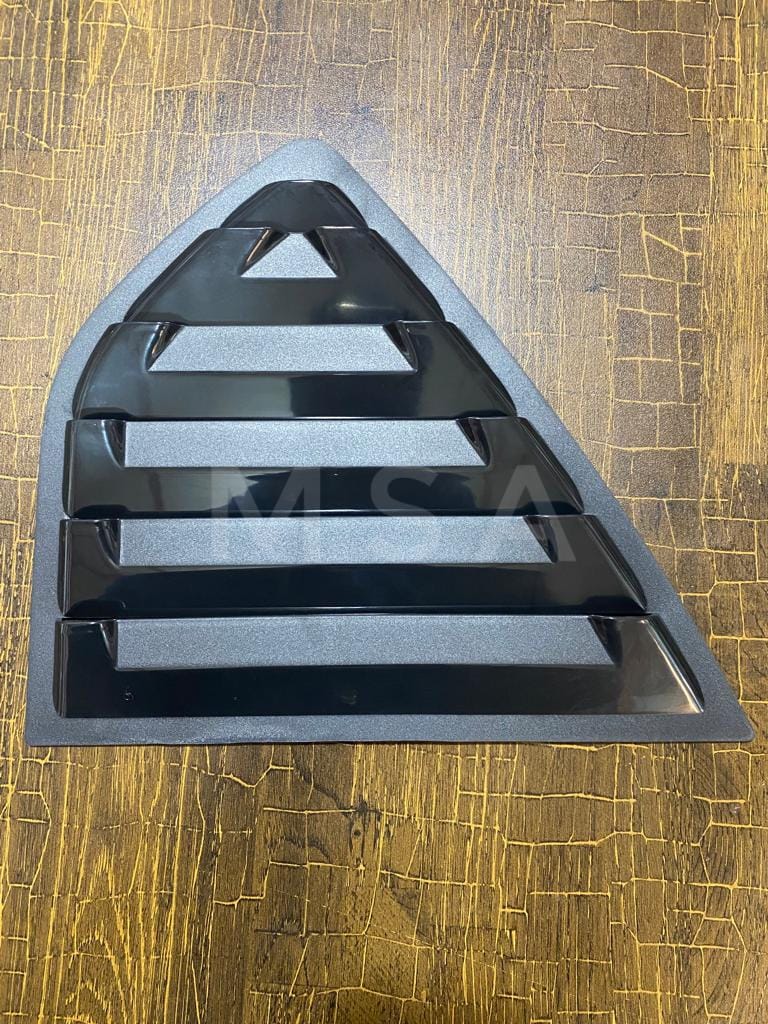 Suzuki Alto 660cc Side Windows Quater Louver Covers - Black