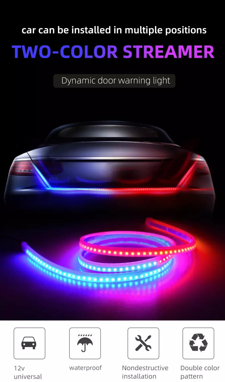 SOS Police Strip Light | Red - Blue