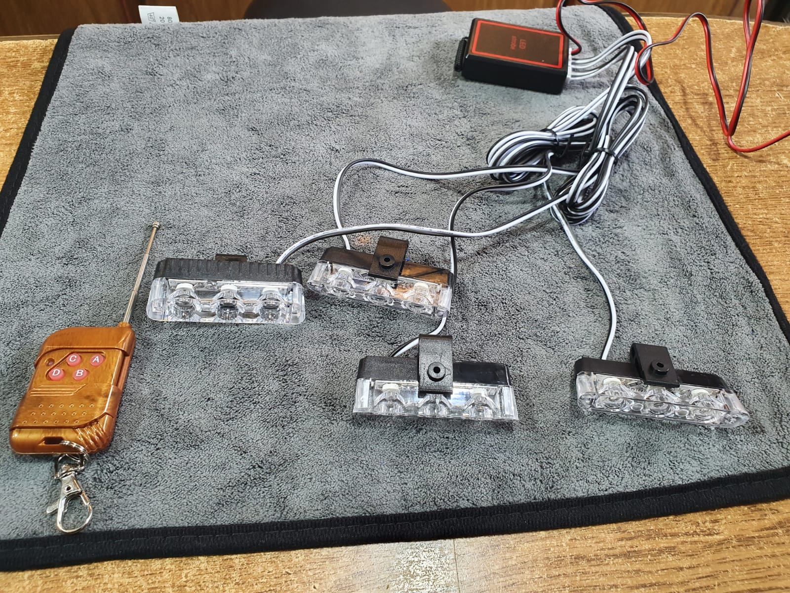 Grill LED Police Light | Red / Blue