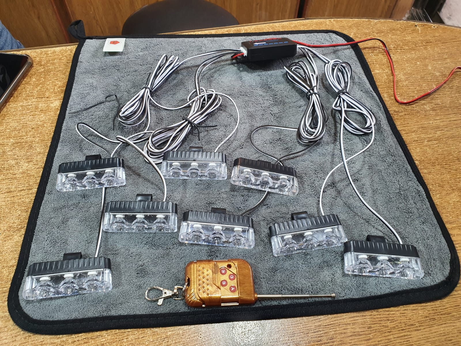 Grill LED Police Light | Red / Blue