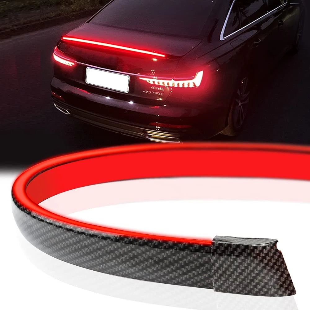 Universal Carbon Fiber LED Rear Wing Spoiler