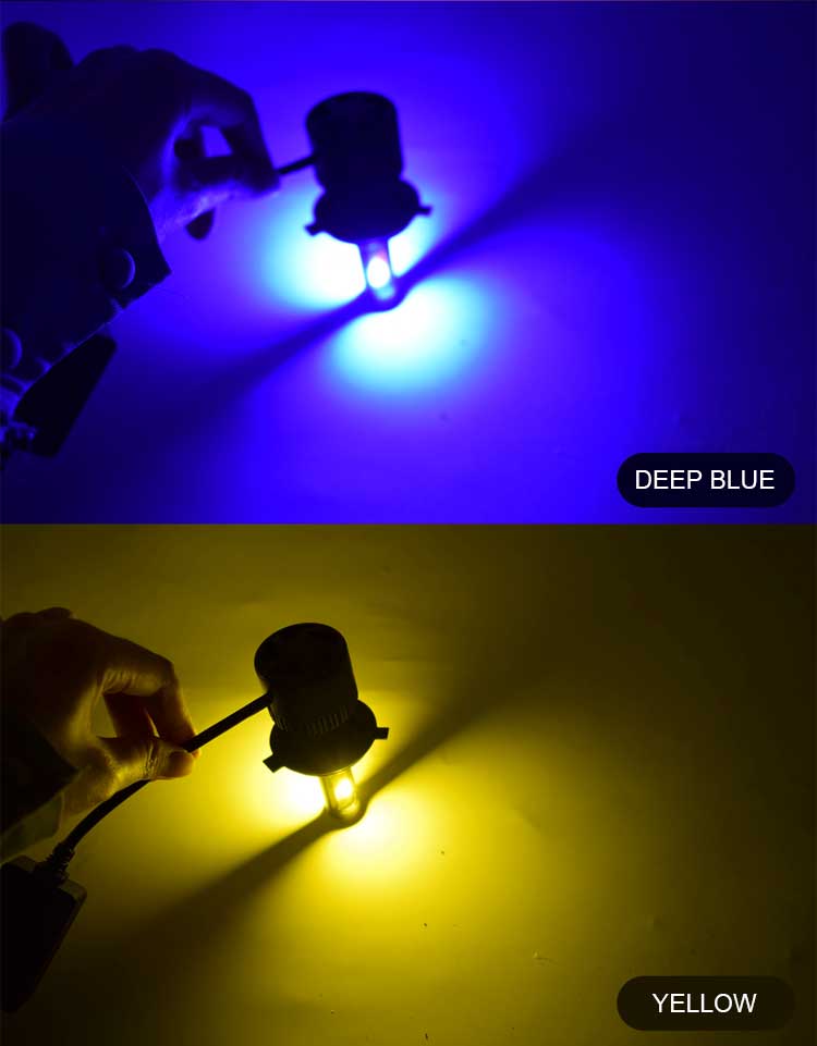 Colors Switch Back Fog Led Light With Flash H11 - 2 PCs