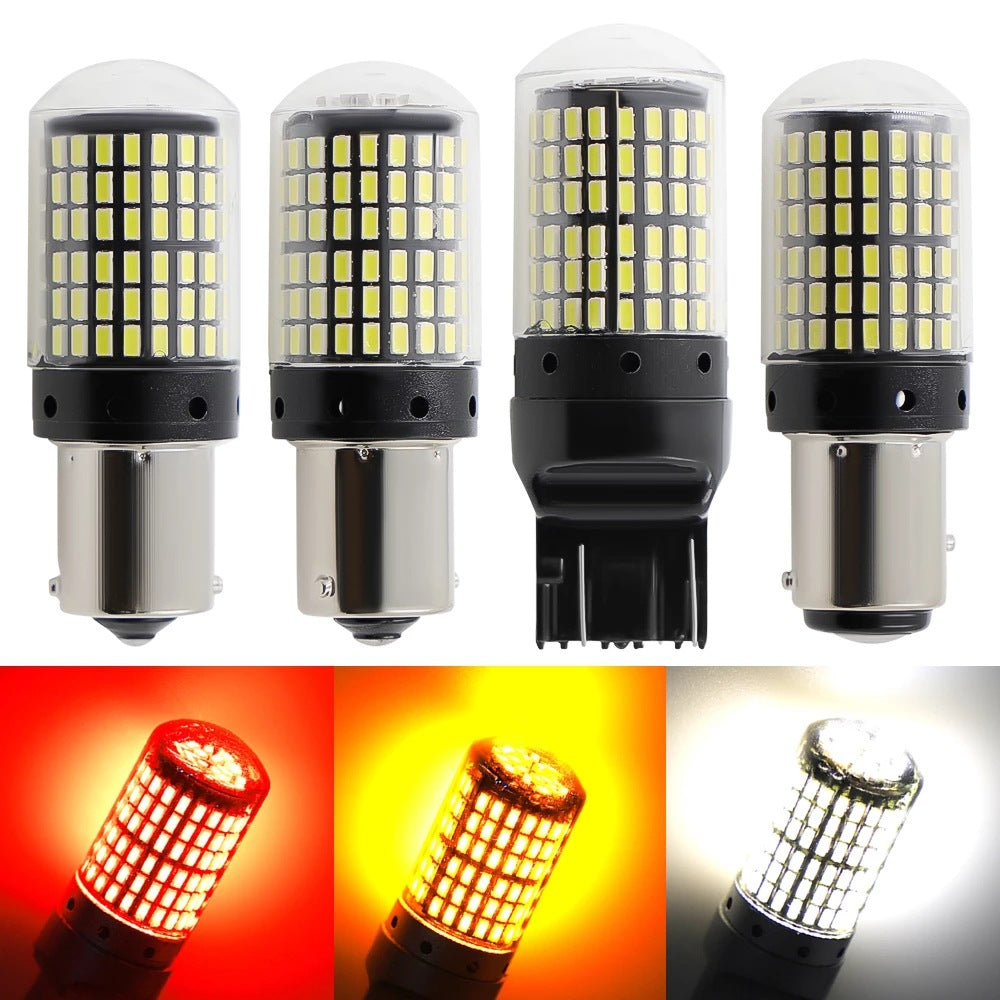 P21W BA15S SMD-3020 CanBus HQ Automotive Car LED Indicator Bulbs