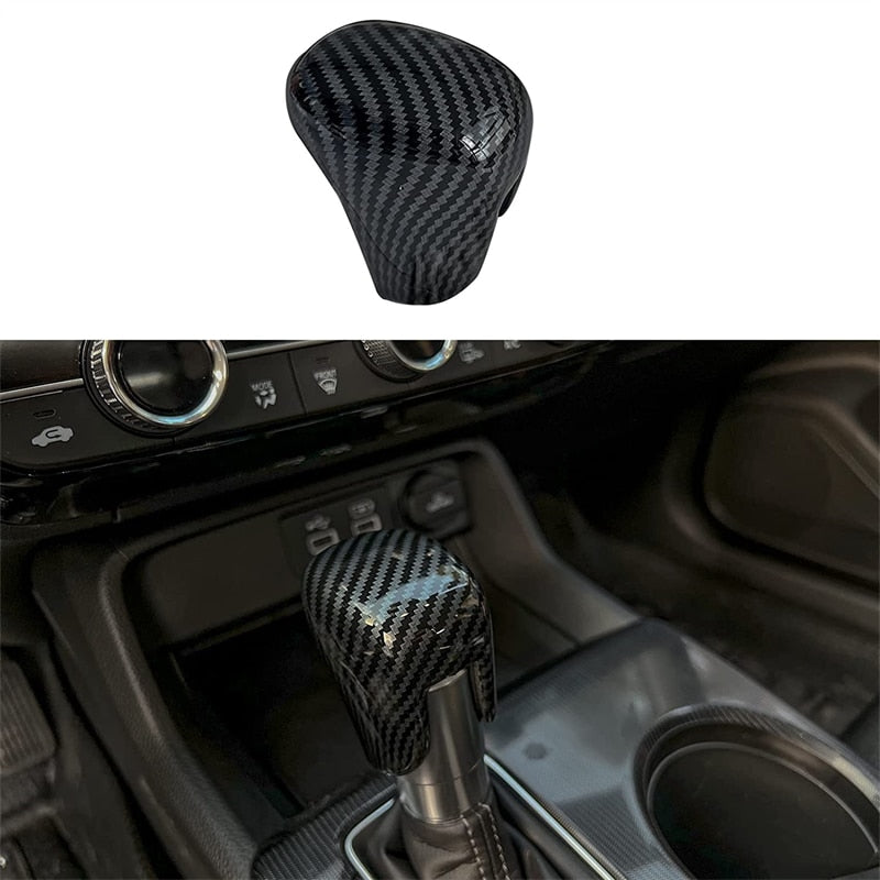 Honda Civic 2022 Carbon Fiber Gear Knob Cover Trim