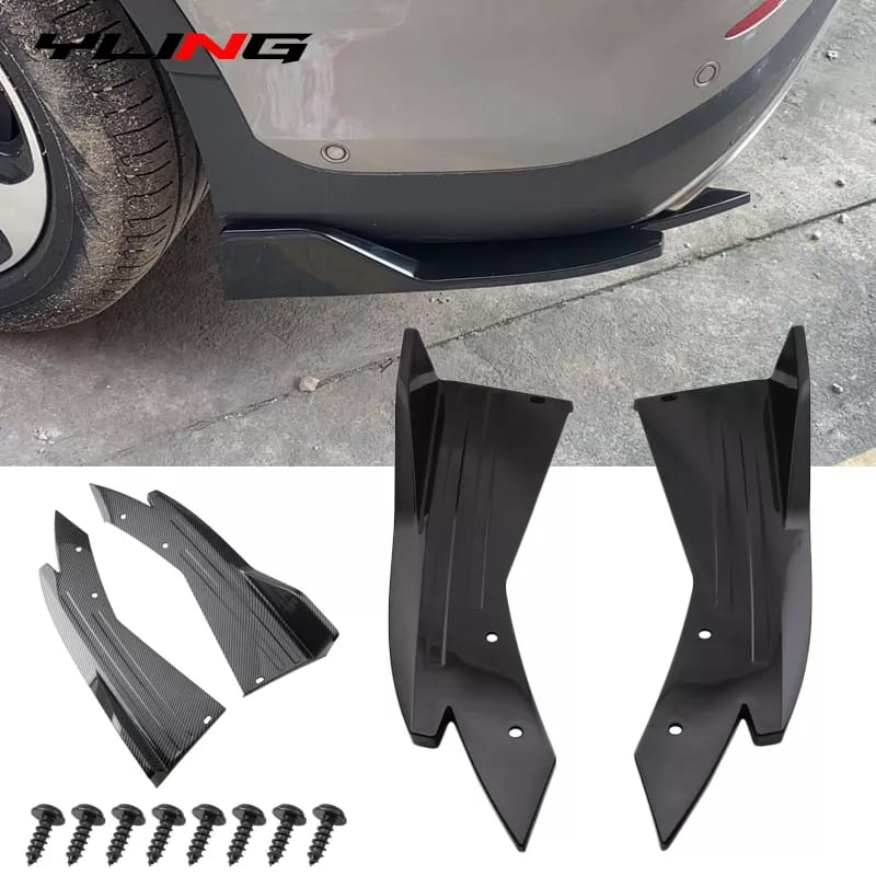Car Rear Bumper Splitter - Cut Style Universal