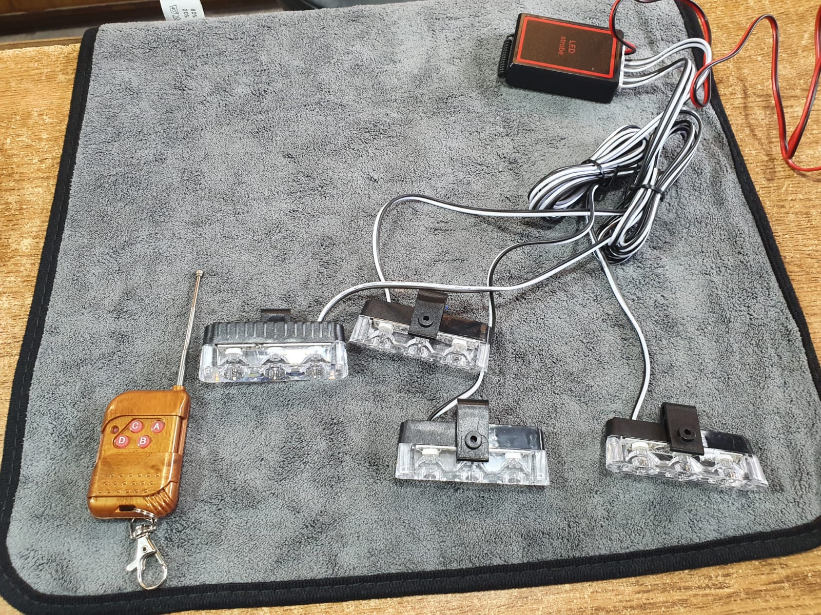 Grill LED Police Light | Red / Blue