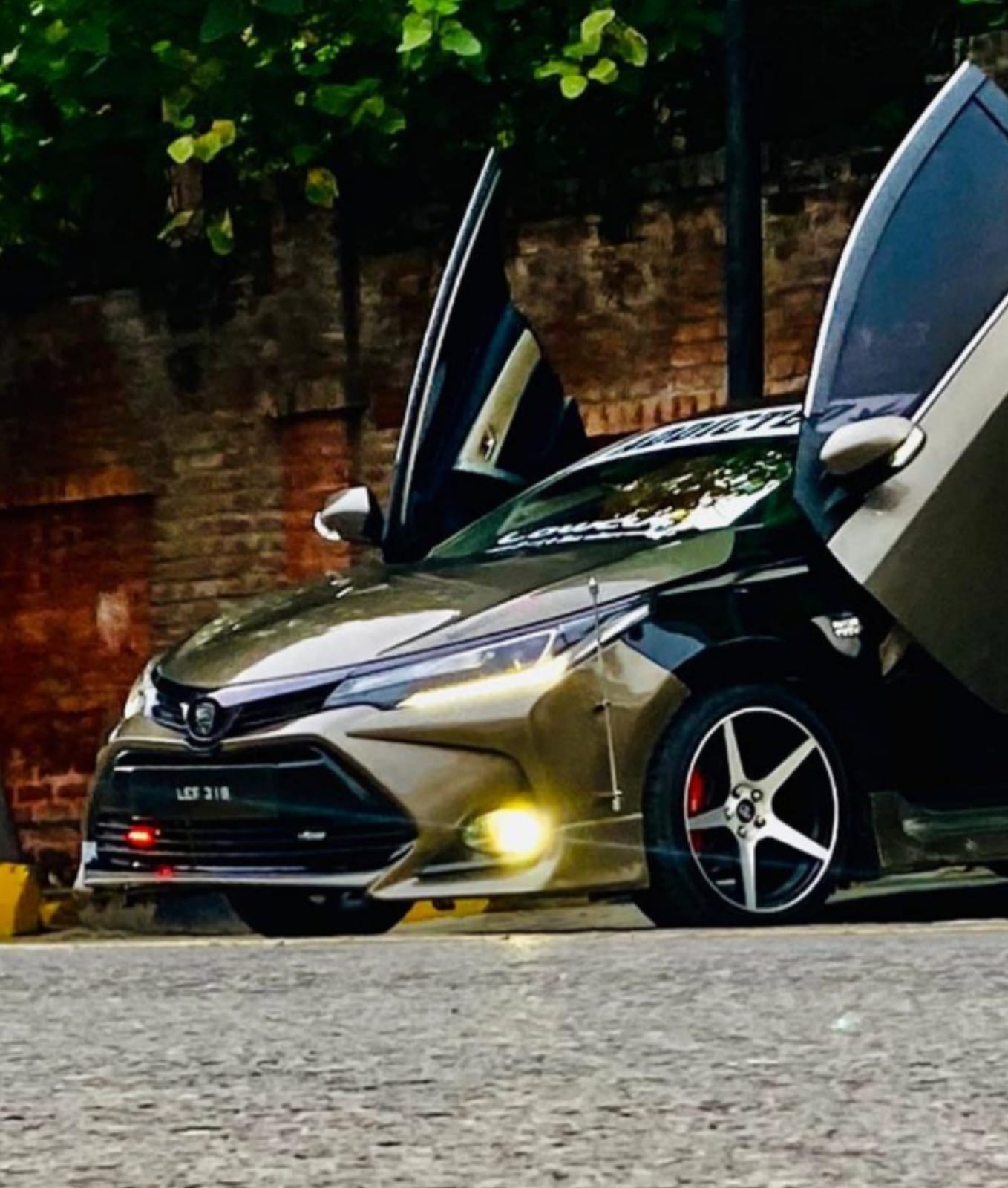 Car Bonnet Flag Rod / Bumper Flag Rod