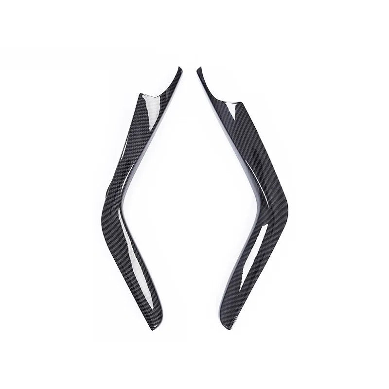 Honda Civic X Carbon Fiber Central Control Gear Panel Trim - 2 Pcs