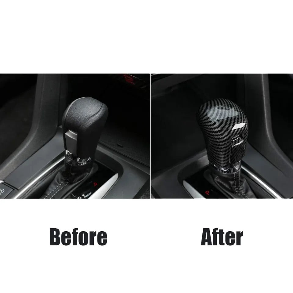 Honda Civic X Carbon Fiber Gear Cover Trim