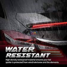 Universal Carbon Fiber LED Rear Wing Spoiler