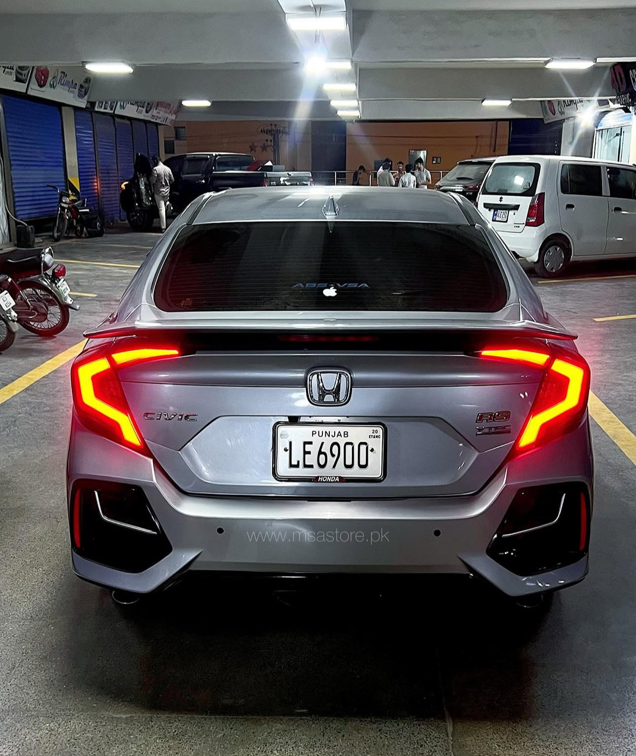 Honda Civic X Si Bumpers Abs Plastic V2
