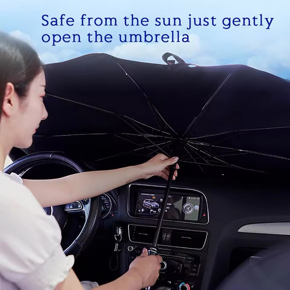 Car Windshield Sunshade - Umbrella Style
