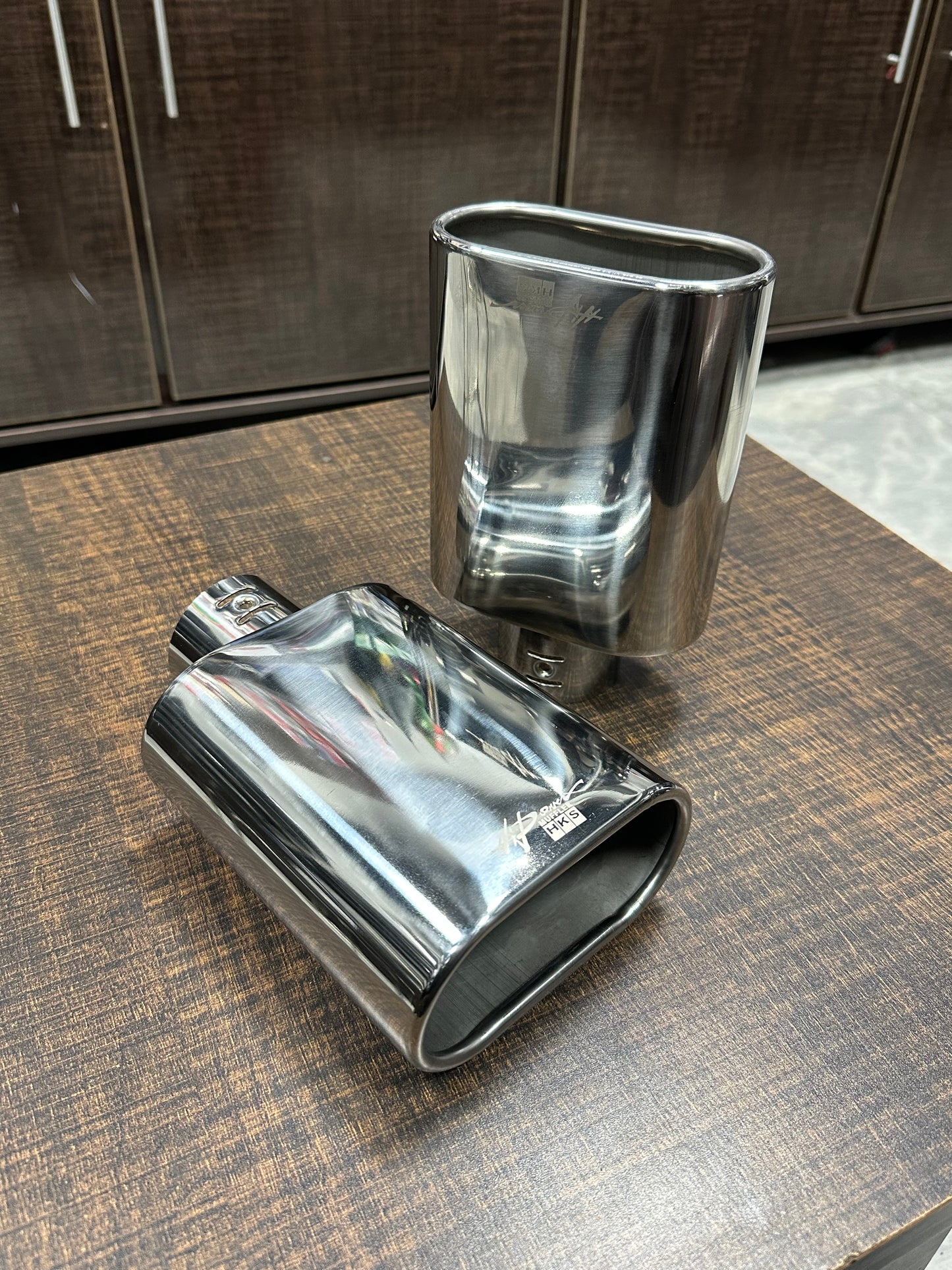 HKS Square Shape Stainless Steel Exhaust Tip