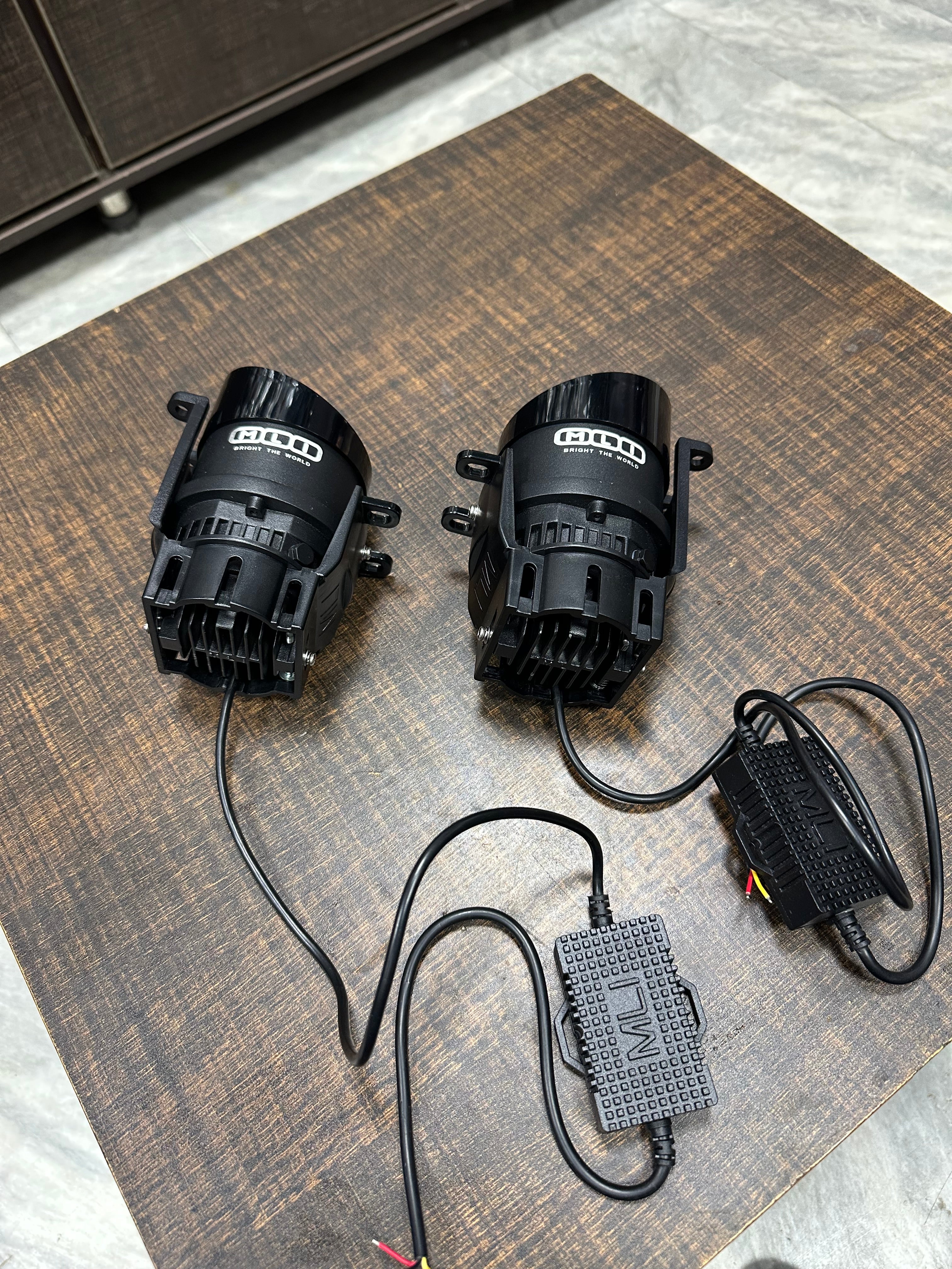 Premium Quality Bright Fog Light Projectors - 2PCs