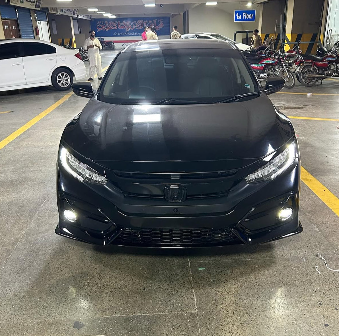 Honda Civic X Si Bumpers Abs Plastic V2