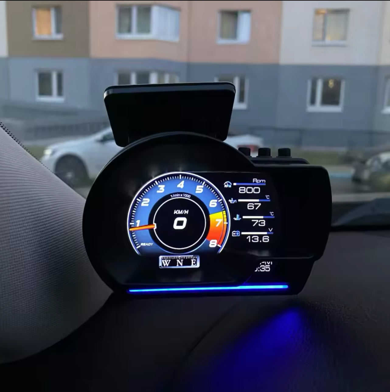 HUD OBD2 Smart Car Meter – P6