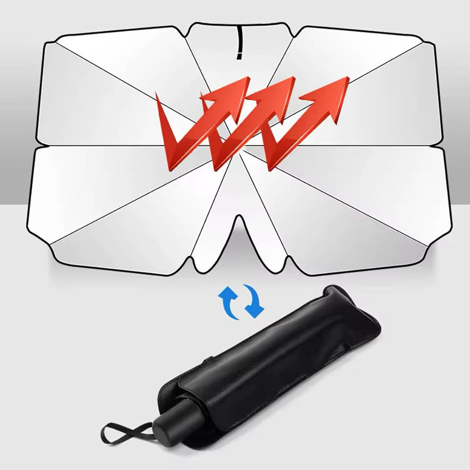 Car Windshield Sunshade - Umbrella Style