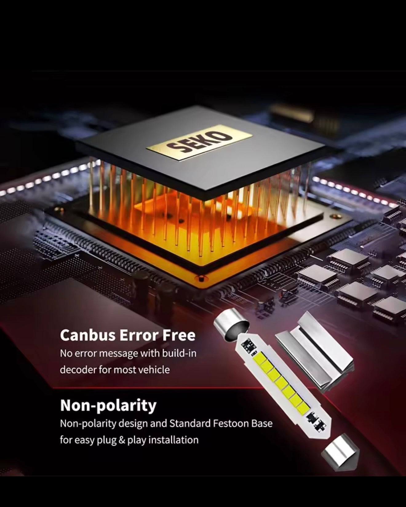 Maxlume Warm White Interior LED Bulbs – Premium Cabin Upgrade