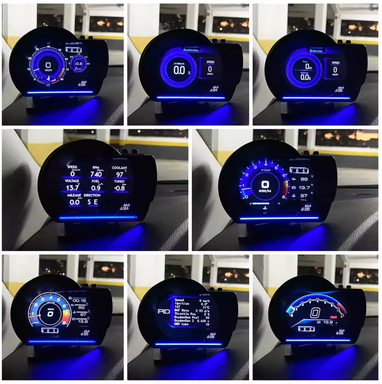 HUD OBD2 Smart Car Meter – P6