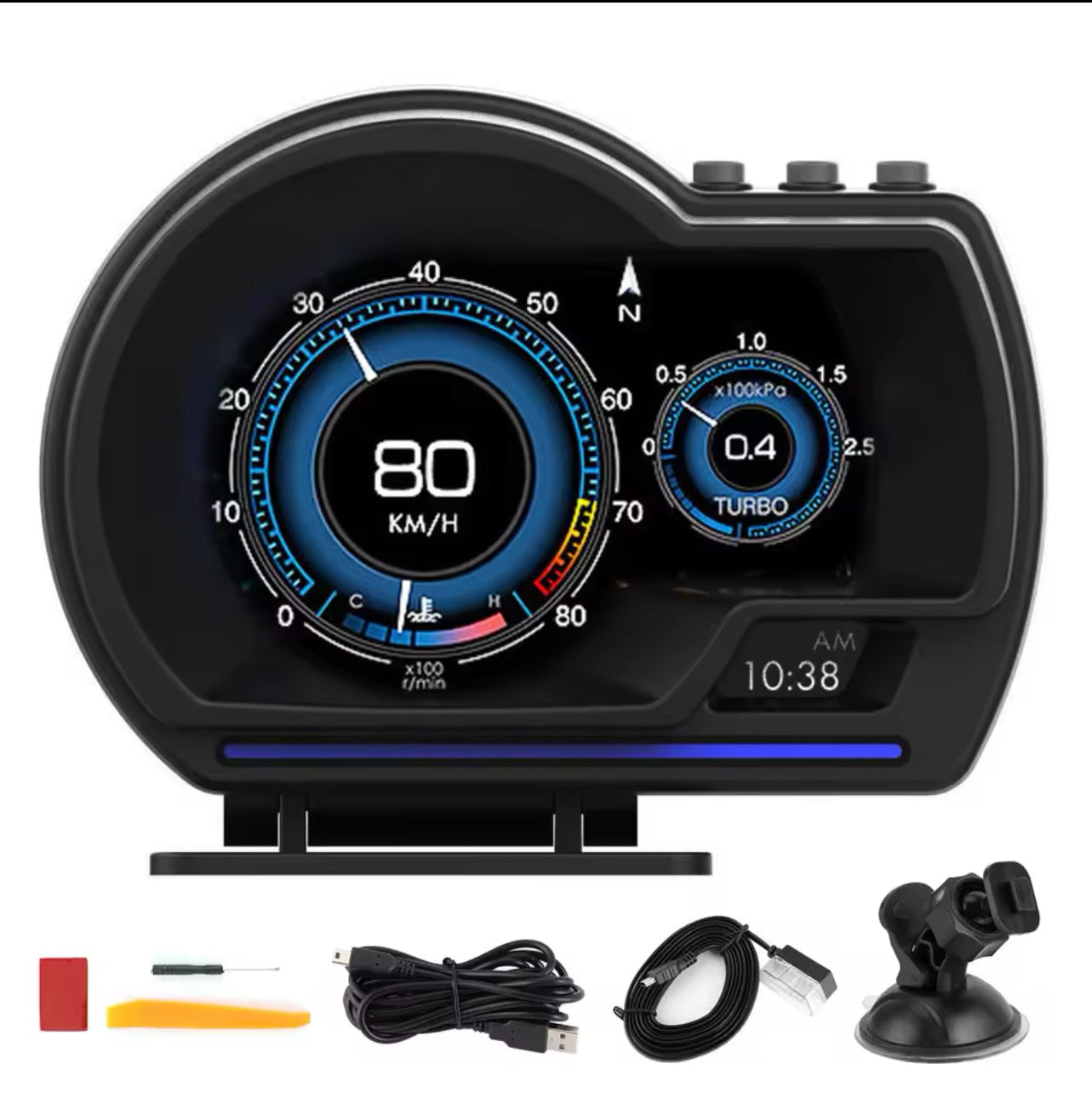HUD OBD2 Smart Car Meter – P6