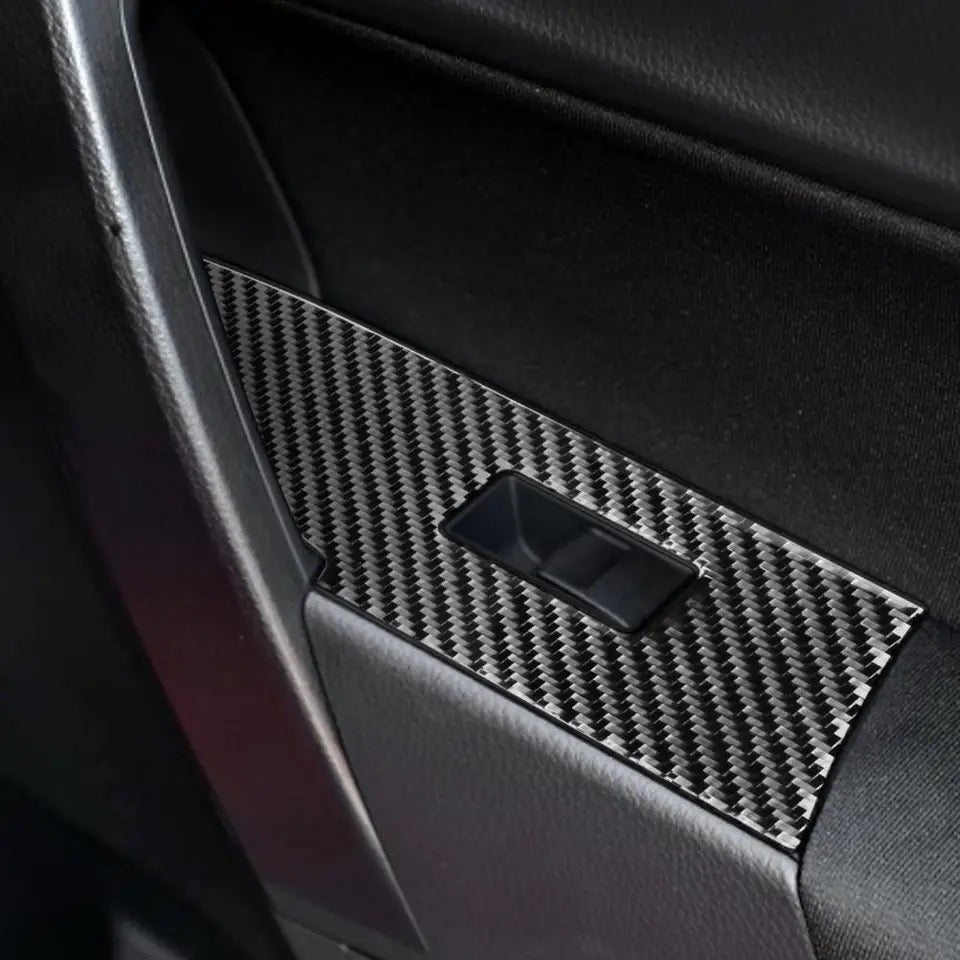 Toyota Corolla 2015-22 window Switch Button Pannel Carbonfiber Trim